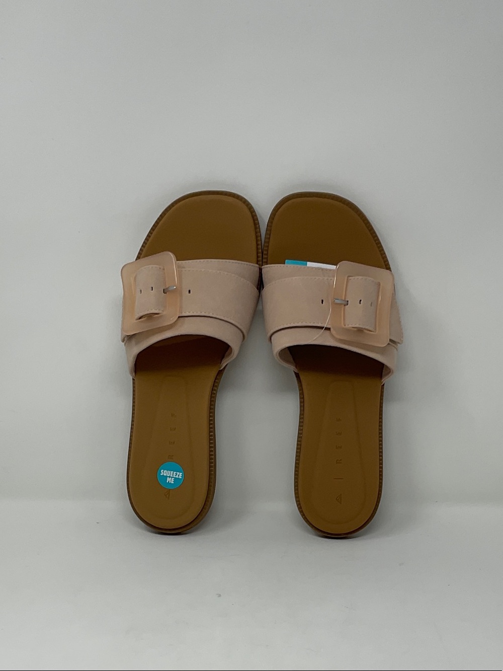 Reef Women's Pale Pink Buckle Slide Sandals